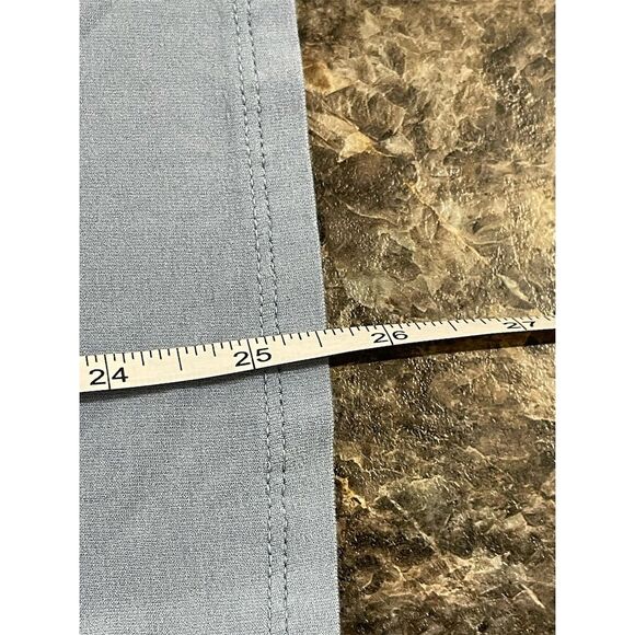 J. Jill Women's Blue Ruffle Bell Sleeve Blouse Size L Casual Spring - Picture 7 of 9